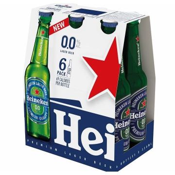 שישיית הייניקן ללא אלכוהול 330 מ"ל